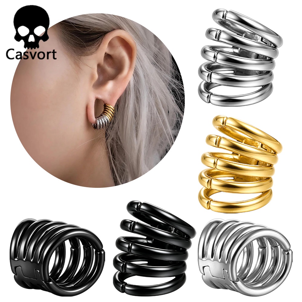 Body Jewelry Hot - Casvort ร้อน00G Stacker แหวน Lobe Cuff