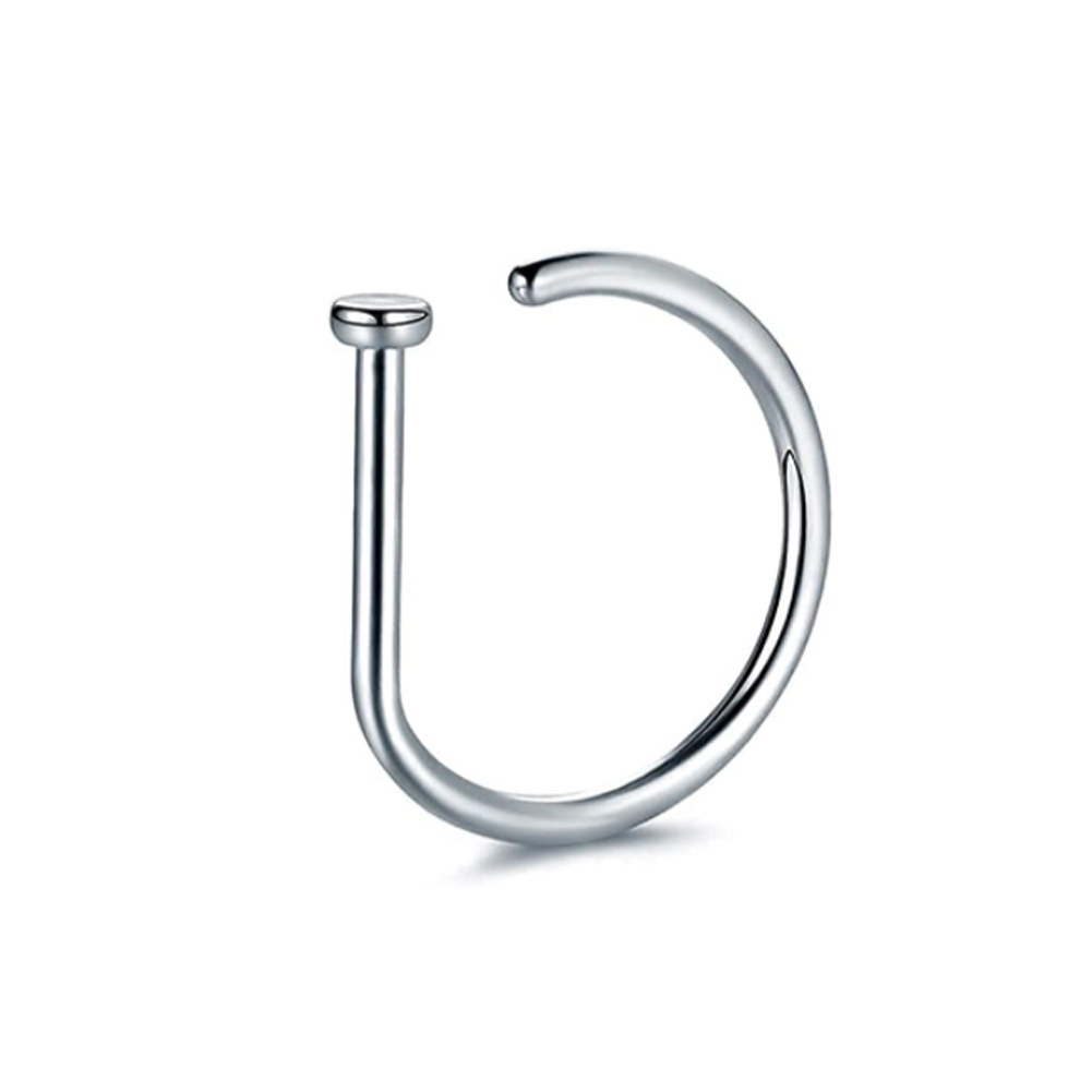 Body Jewelry Nose Ring - 1PC ชายหญิงแหวนจมูกปลอม D รูปร่างโค้ง Barbells Nose