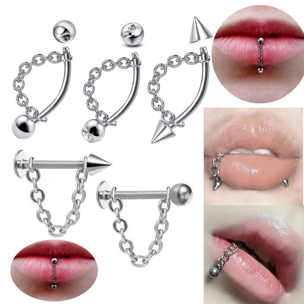 Body Jewelry Nipple Rings - แหวนจุกนม 16G ทำจากเหล็กกล้าผ่าตัด 316L เครื่องประดับเจาะจุกนม ทรงกลมประดับเพชร