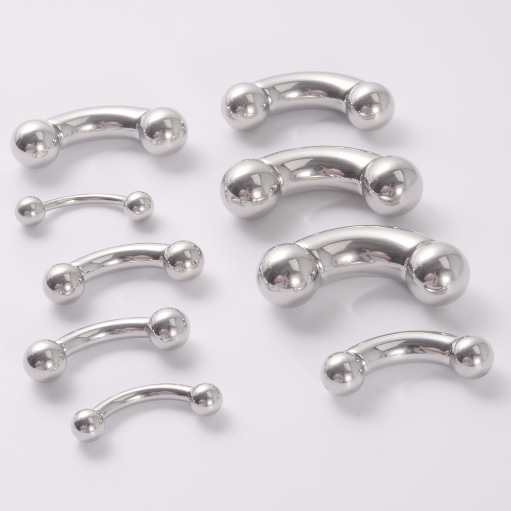 1PC สแตนเลสสตีลตรง Barbell แหว - Nipple Bar Curved บทวิจารณ์และราคา
