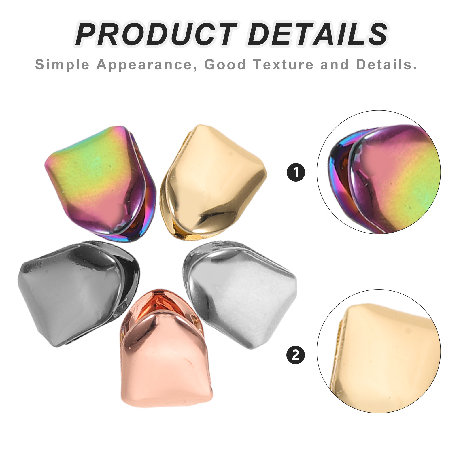 กริลล์ฟันปลอมแบบถอดได้ 5 ชิ้น  - Body Jewelry Urban บทวิจารณ์และราคา