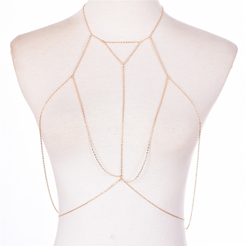 แฟชั่นสีเงินสีทองแบบโซ่ต่อกับช - Body Jewelry By The Chain Gang บทวิจารณ์และราคา