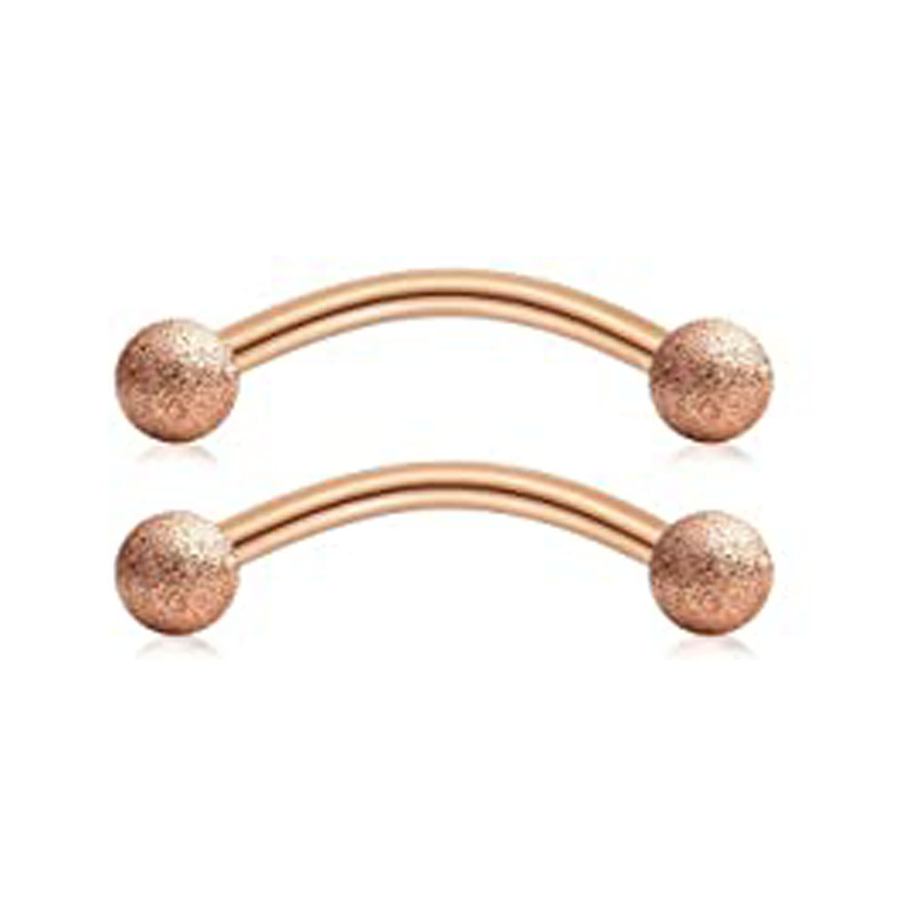 16G สแตนเลสสตีลยาวแหวนจุกนมโค้ - Nipple Bar Curved บทวิจารณ์และราคา