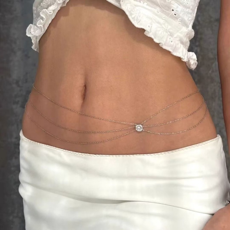 โซ่คาดเอวโลหะสุดฮอตสำหรับฤดูร้ - Body Jewelry Hot บทวิจารณ์และราคา