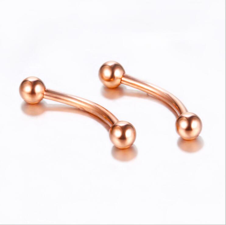 10ชิ้น/ล็อตเจาะคิ้วโค้งกล้วย B - Nipple Bar Curved บทวิจารณ์และราคา