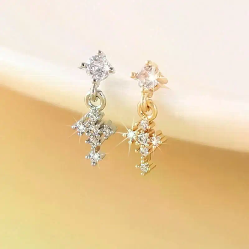 จิวจมูกแบบห้อยสำหรับผู้หญิง ปร - Body Jewelry Nose Ring บทวิจารณ์และราคา
