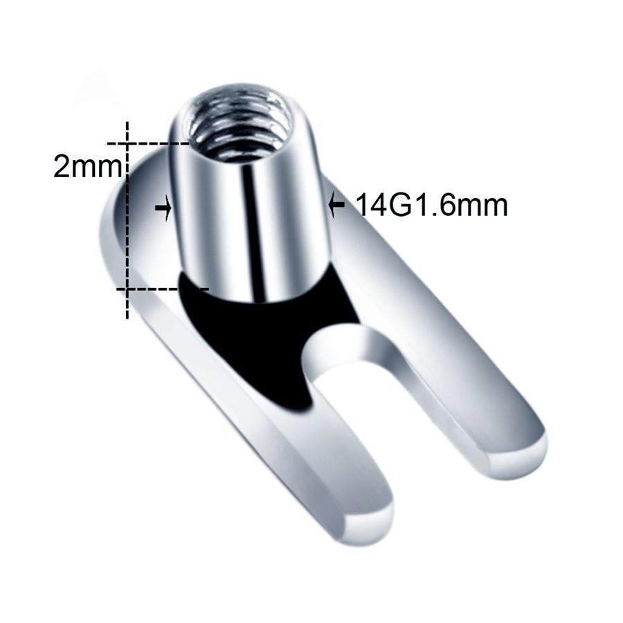 10 ชิ้น/ล็อต G23 ไทเทเนียม Mic - Body Jewelry Dermal บทวิจารณ์และราคา