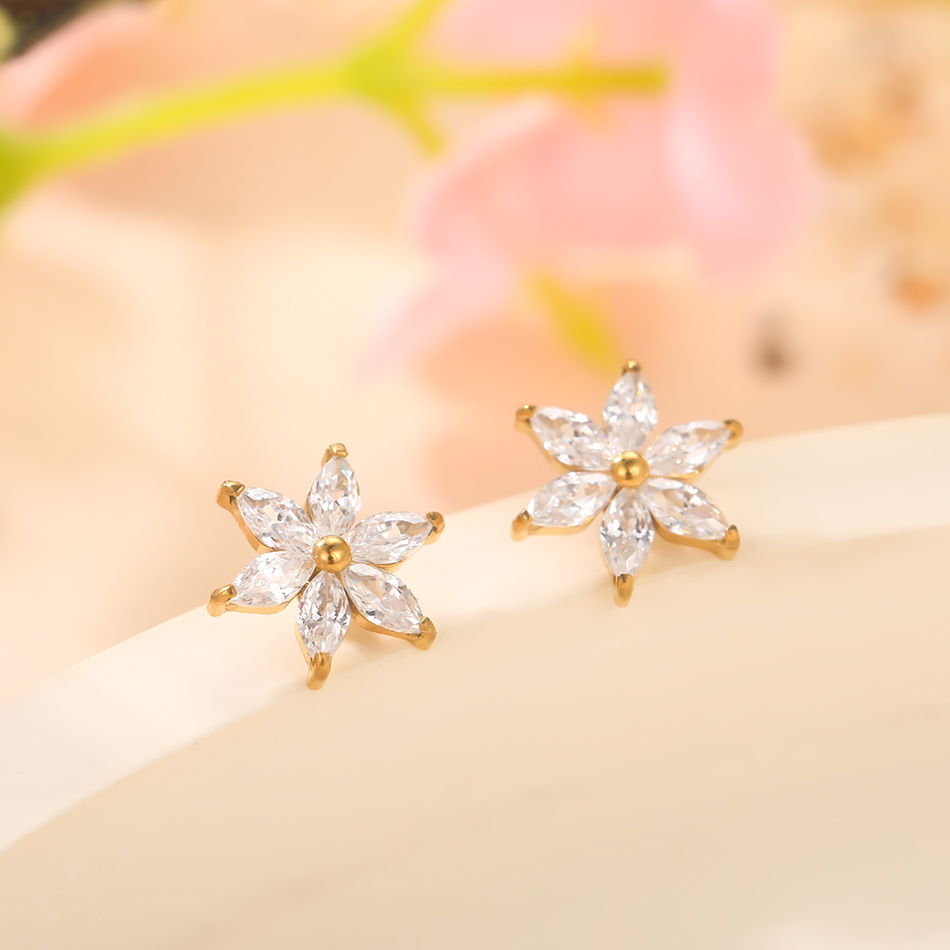 1/5PCS ไทเทเนียมคริสตัลดอกไม้  - Body Jewelry Dermal บทวิจารณ์และราคา