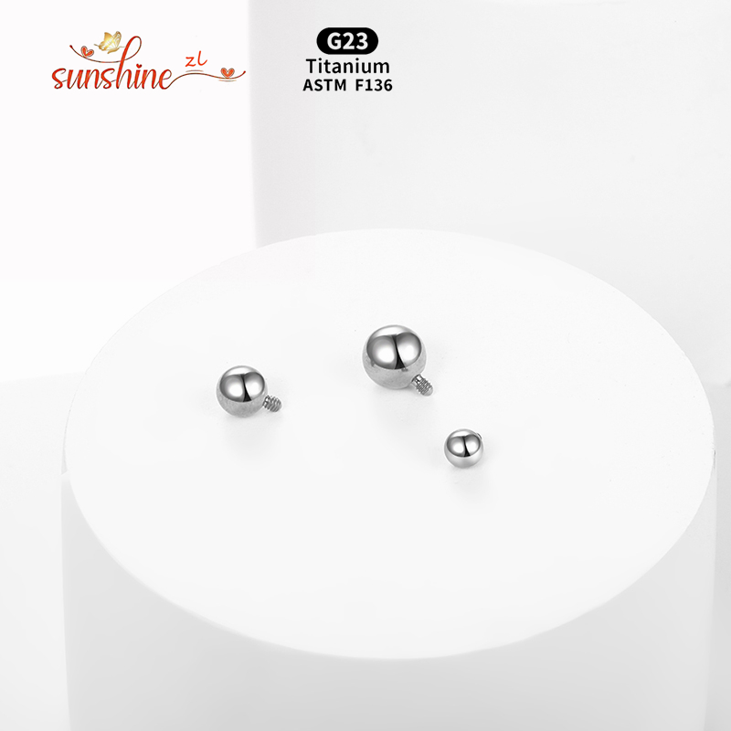 1PCS เกลียวภายใน Ball ไทเทเนีย - Body Jewelry Dermal บทวิจารณ์และราคา