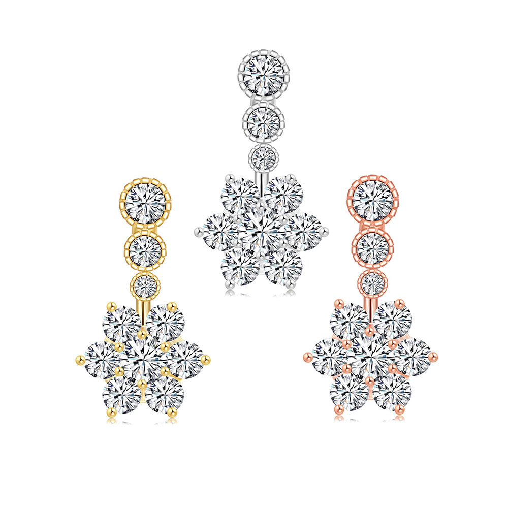 แหวนสะดือสแตนเลส รูปทรงกลีบดอก - Body Jewelry Urban บทวิจารณ์และราคา