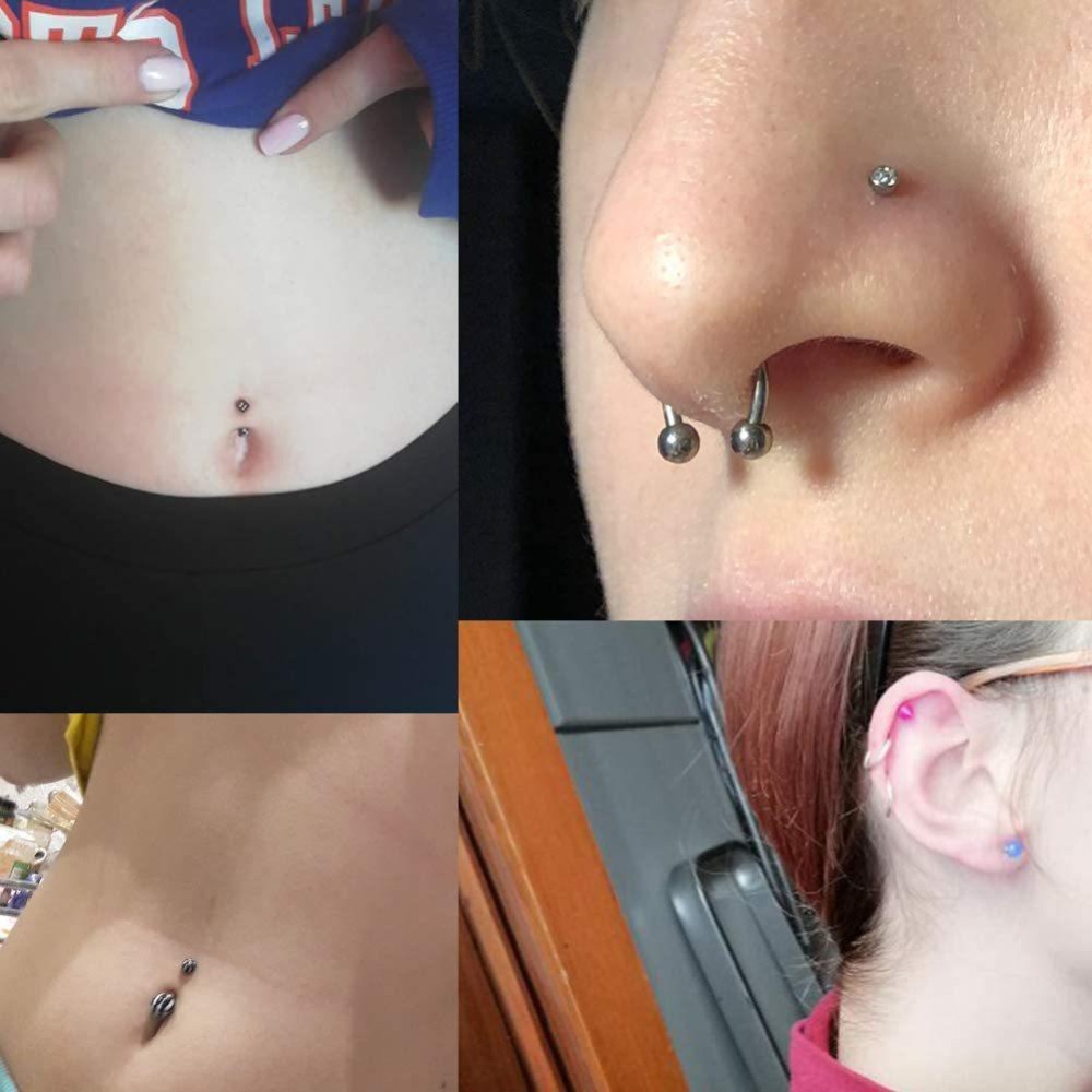 ชุดอุปกรณ์เจาะร่างกาย 150/140/ - Body Jewelry Nipple Rings บทวิจารณ์และราคา