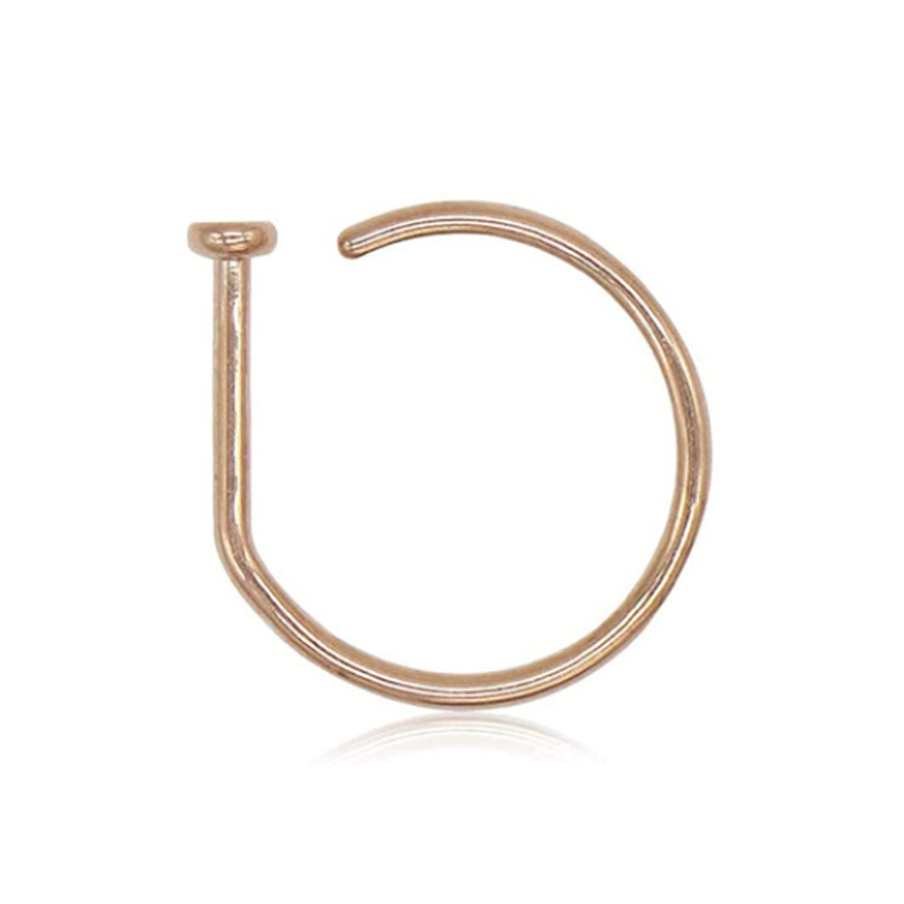 1PC ชายหญิงแหวนจมูกปลอม D รูปร - Body Jewelry Nose Ring บทวิจารณ์และราคา