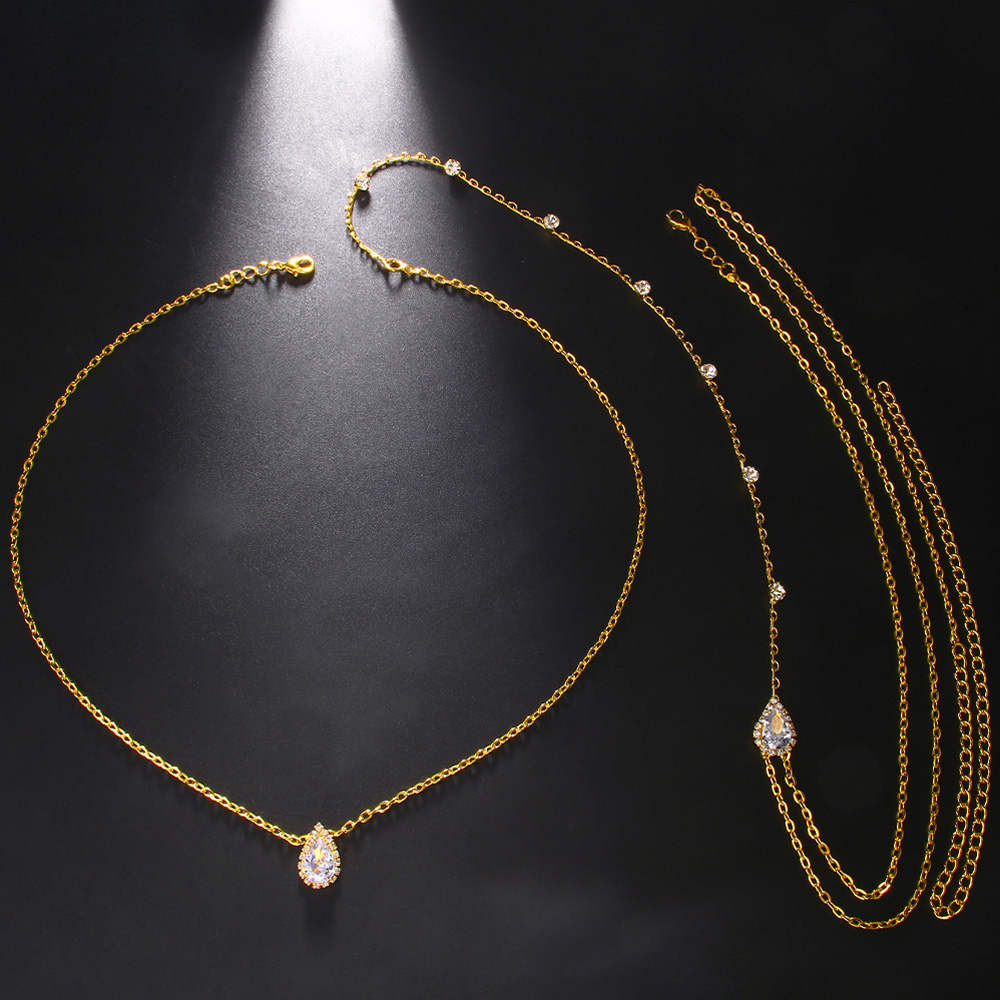Stonefans หรูหราสร้อยคอแบบห่วง - Body Jewelry For Backless Dress บทวิจารณ์และราคา