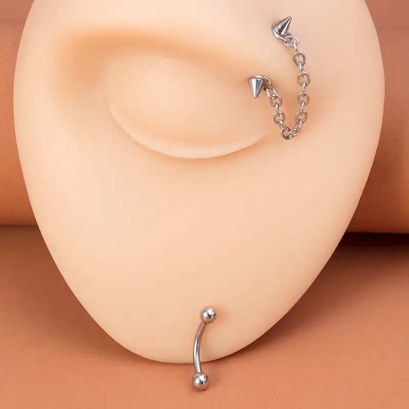 สแตนเลสโค้ง Barbell แหวนคิ้ว 2 - Eyebrow Curved Barbell บทวิจารณ์และราคา