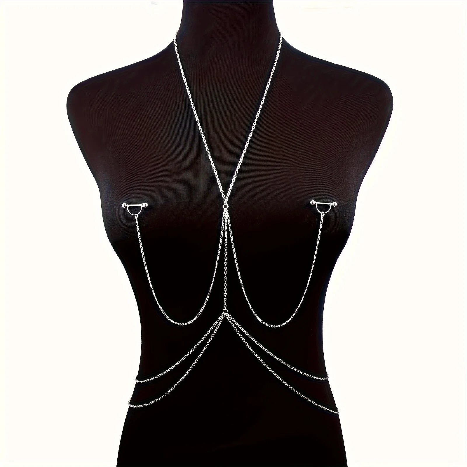 1 PC Elegant & เซ็กซี่ Body CH - Body Jewelry Nipple Rings บทวิจารณ์และราคา