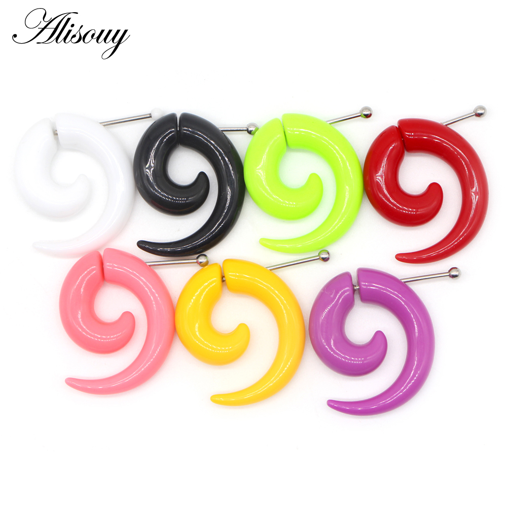 ต่างหูอะคริลิคแบบเกลียวปลอม 2  - Body Jewelry Hot บทวิจารณ์และราคา