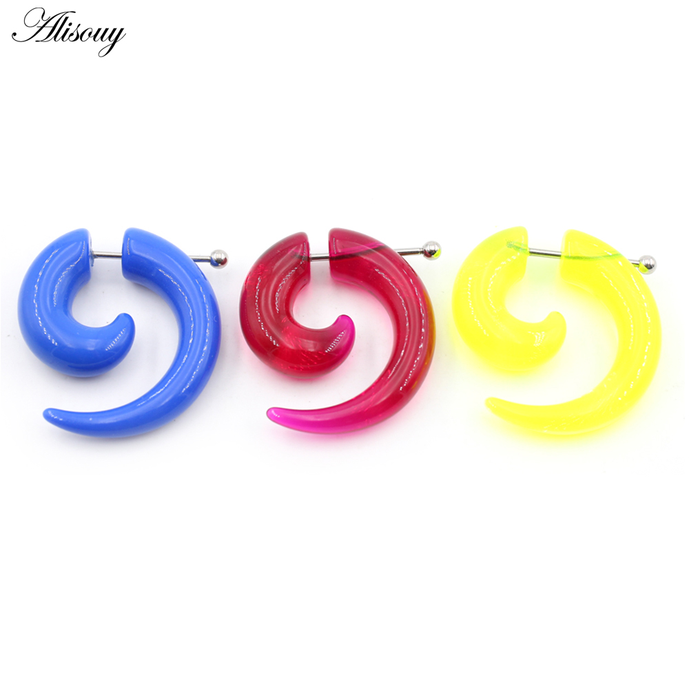 ต่างหูอะคริลิคแบบเกลียวปลอม 2  - Body Jewelry Hot บทวิจารณ์และราคา