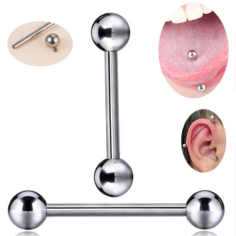 ASTM F136 ไทเทเนียมเจาะ Barbel - Body Jewelry Nipple Rings บทวิจารณ์และราคา