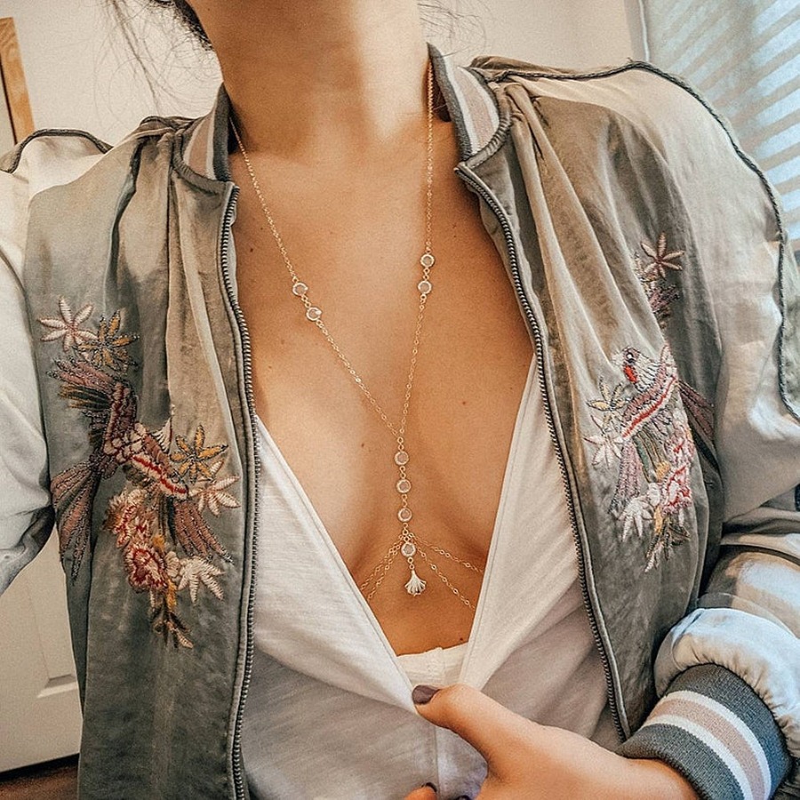 บอดี้เชนขายดีข้ามพรมแดน สไตล์ม - Body Jewelry Hot บทวิจารณ์และราคา