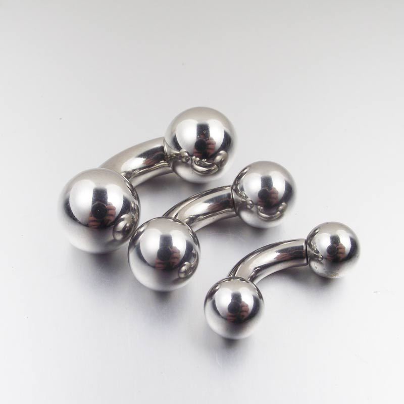 1ชิ้นแหวนบาร์เบลตรงขนาดใหญ่ทรง - Nipple Bar Curved บทวิจารณ์และราคา