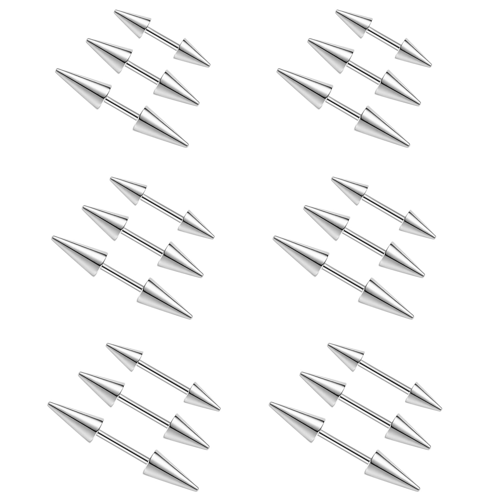 2 ชิ้น 16G เล็บคิ้วเจาะเครื่อง - Eyebrow Curved Barbell บทวิจารณ์และราคา
