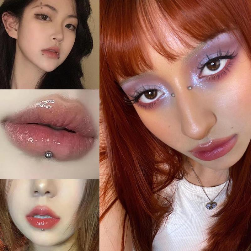 321pcs ไม่เจาะ Lip Studs สติกเ - Body Jewelry Nose Ring บทวิจารณ์และราคา