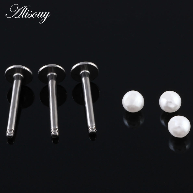 Alisouy ขายร้อน 1PC เหล็ก 3 มม - Body Jewelry Hot บทวิจารณ์และราคา