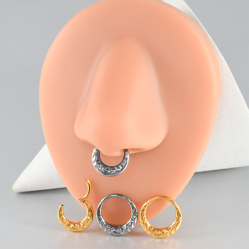 แหวนจมูกไทเทเนียม G23 1 ชิ้น เ - Body Jewelry Nose Ring บทวิจารณ์และราคา