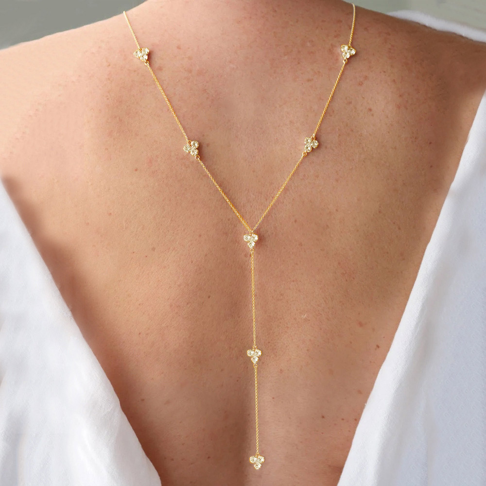 Stonefans คริสตัล Back Drop Bo - Body Jewelry For Backless Dress บทวิจารณ์และราคา