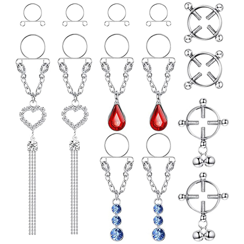 จิวตกแต่งหัวนมรูปผีเสื้อคริสตั - Body Jewelry Nipple Rings บทวิจารณ์และราคา