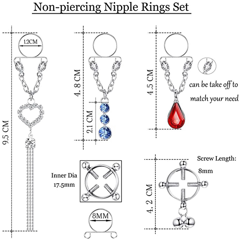 จิวตกแต่งหัวนมรูปผีเสื้อคริสตั - Body Jewelry Nipple Rings บทวิจารณ์และราคา
