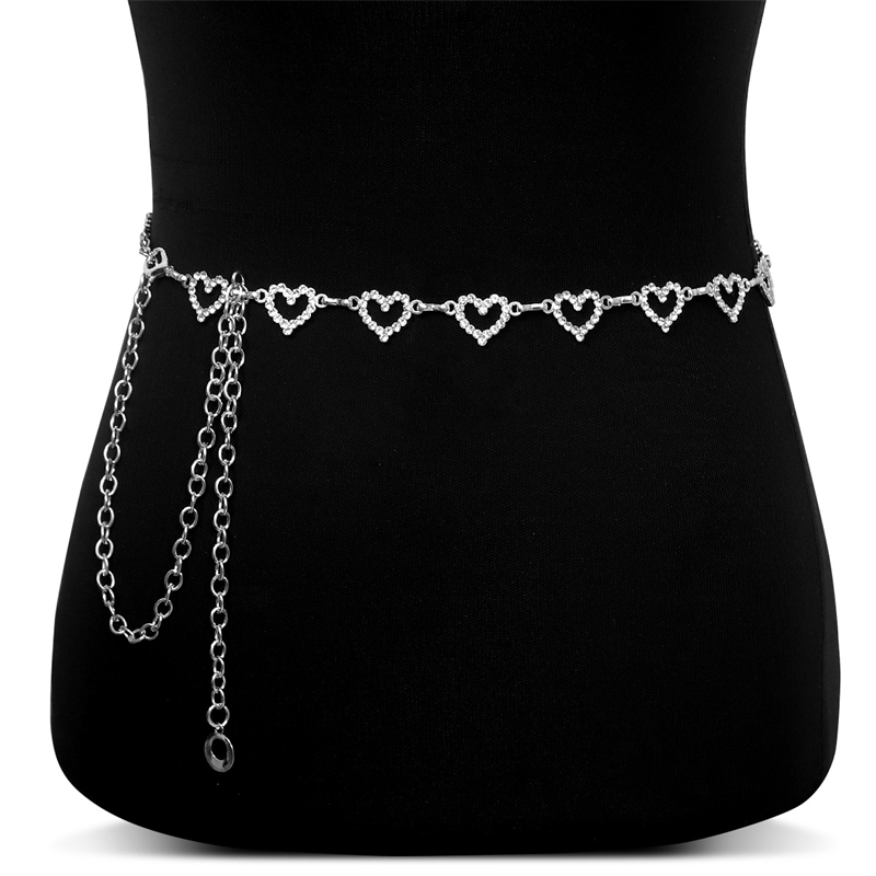 เข็มขัดคาดเอวรูปหัวใจประดับเพช - Body Jewelry By The Chain Gang บทวิจารณ์และราคา