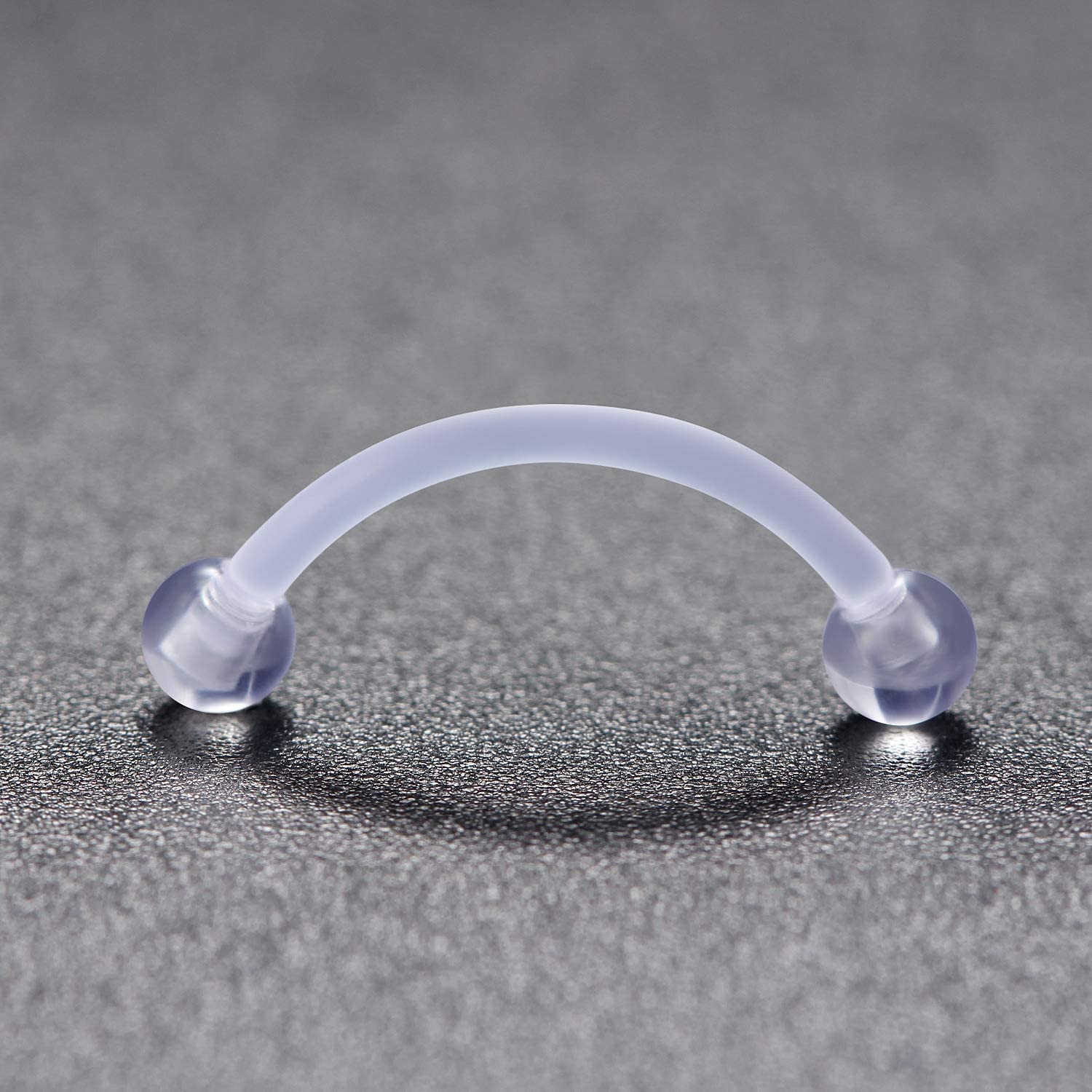 คีมหนีบบาร์เบลล์สแตนเลส2ชิ้นตั - Eyebrow Curved Barbell บทวิจารณ์และราคา