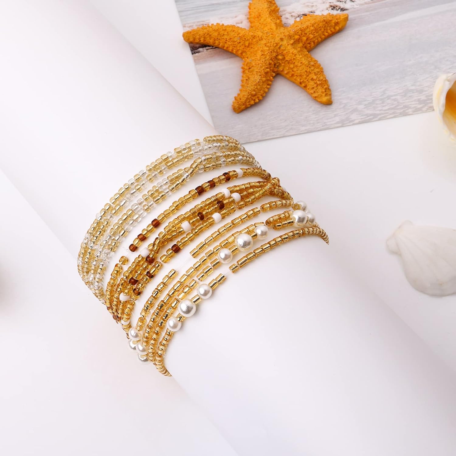 ลูกปัดคาดเอวสำหรับผู้หญิง ลูกป - Body Jewelry By The Chain Gang บทวิจารณ์และราคา