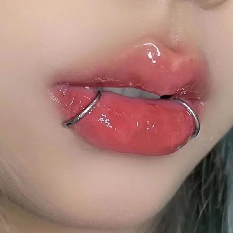 เจาะริมฝีปาก2ชิ้น/ล็อตห่วงห่วง - Body Jewelry Universe บทวิจารณ์และราคา