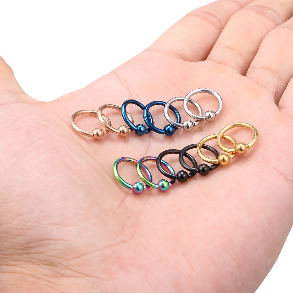 สองชิ้นสวมเกือกม้าหัวเข็มขัดลู - Body Jewelry Nipple Rings บทวิจารณ์และราคา