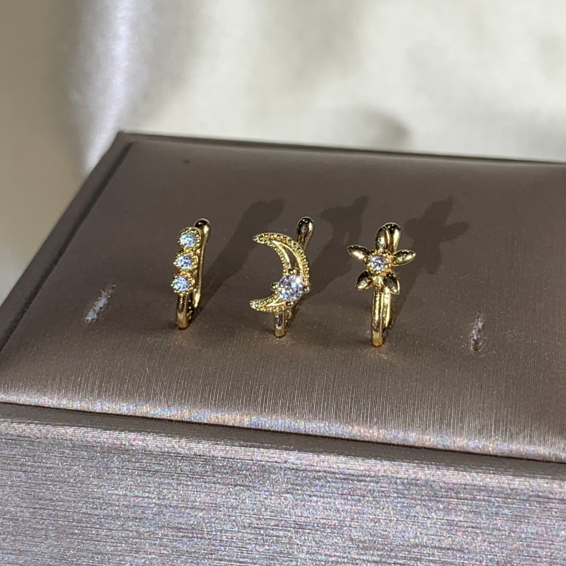 ชุดคลิปหนีบจมูกสไตล์เรโทร 3 ชิ - Body Jewelry Nose Ring บทวิจารณ์และราคา