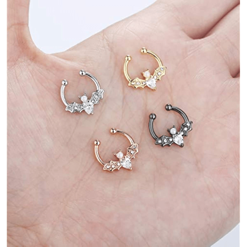 EVISPOL น่ารักฮาโลวีนค้างคาว F - Body Jewelry Nose Ring บทวิจารณ์และราคา
