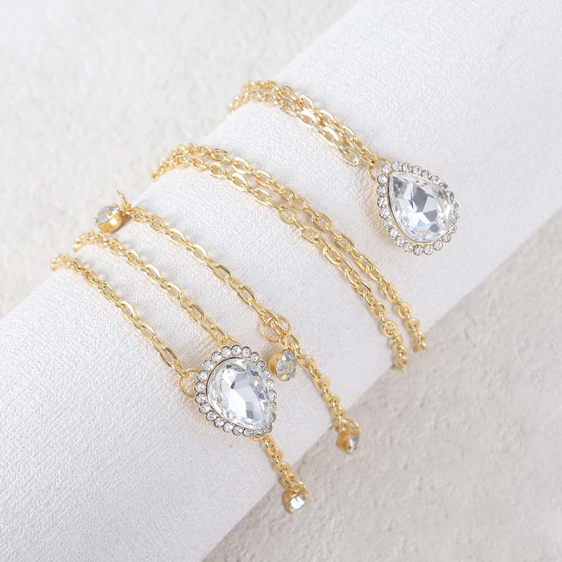 โซ่คล้องหลังรูปหยดน้ำสีทองประด - Body Jewelry For Backless Dress บทวิจารณ์และราคา